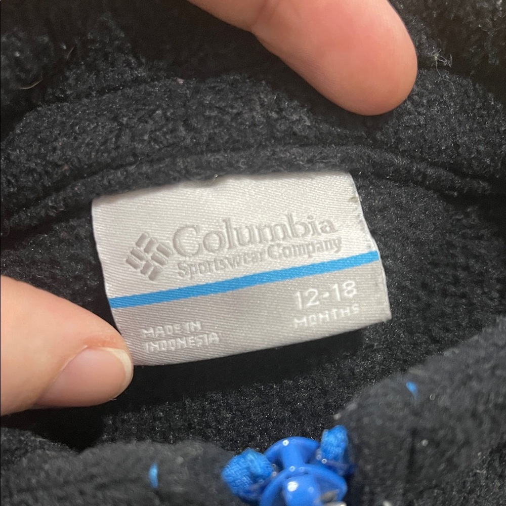 Columbia Black Fleece with Blue Accents - Picture 2 of 3